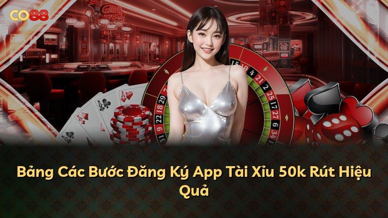 Bảng Các Bước Đăng Ký App Tài Xỉu 50k Rút Hiệu Quả