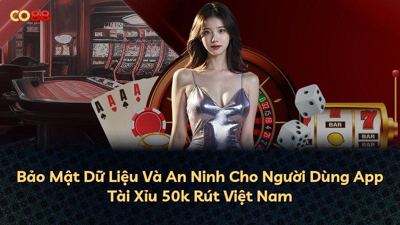 Bảo Mật Dữ Liệu Và An Ninh Cho Người Dùng App Tài Xỉu 50k Rút Việt Nam