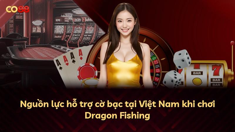 Nguồn lực hỗ trợ cờ bạc tại Việt Nam khi chơi Dragon Fishing