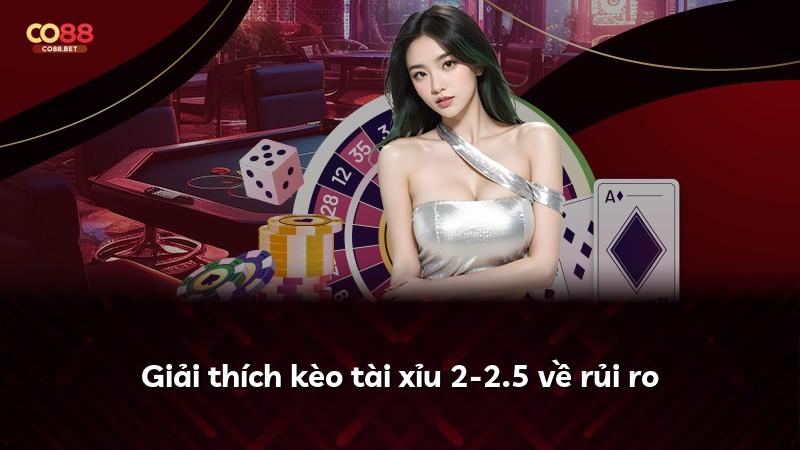 Giải thích kèo tài xỉu 2-2.5 về rủi ro