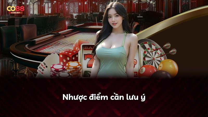 Nhược điểm cần lưu ý