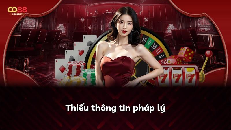 Thiếu thông tin pháp lý